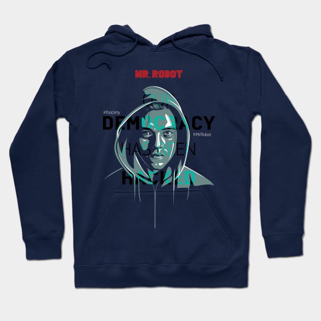 Elliot Mr. Robot Hoodie by Laksana Ardie Store